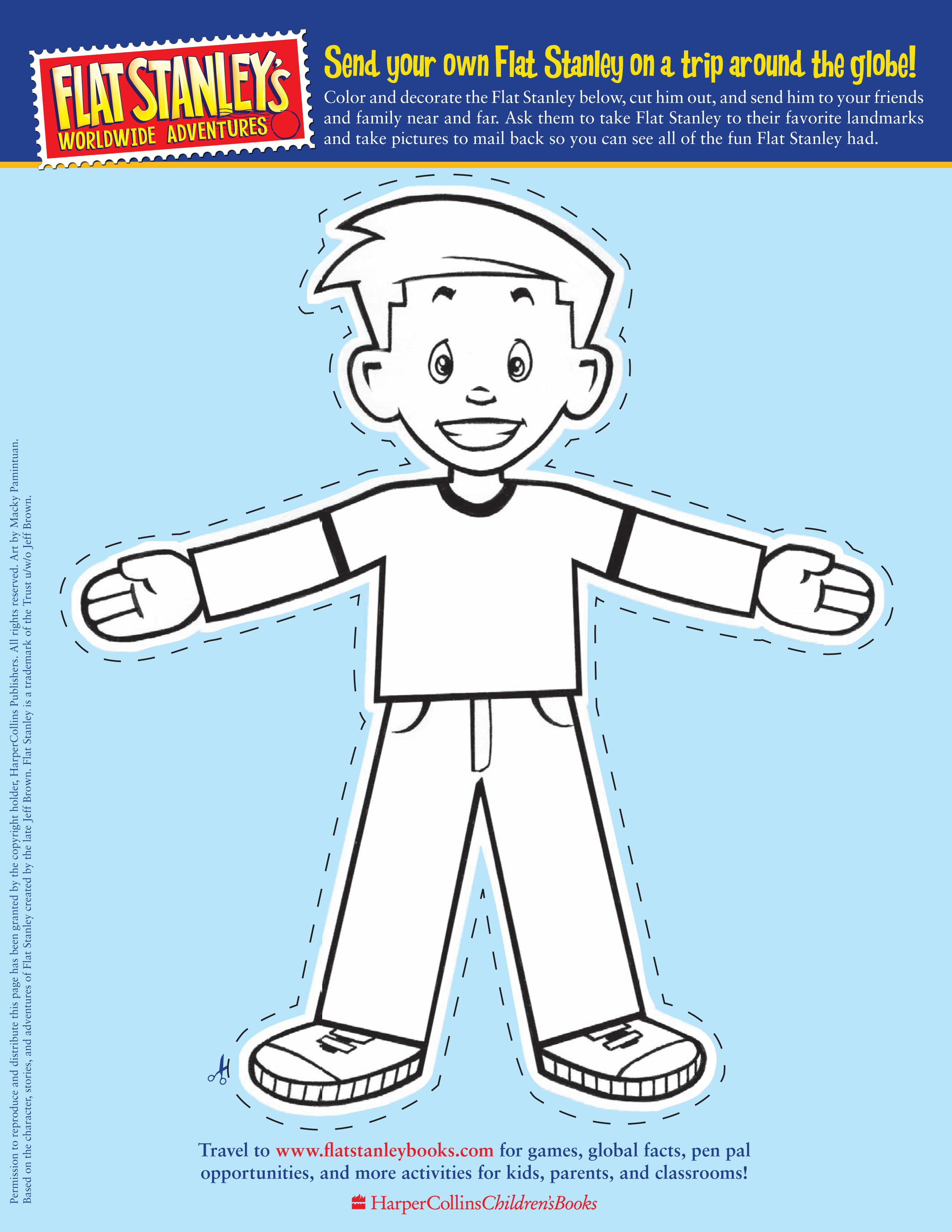 20+ Free Flat Stanley Templates & Colouring Pages to Print | Free 