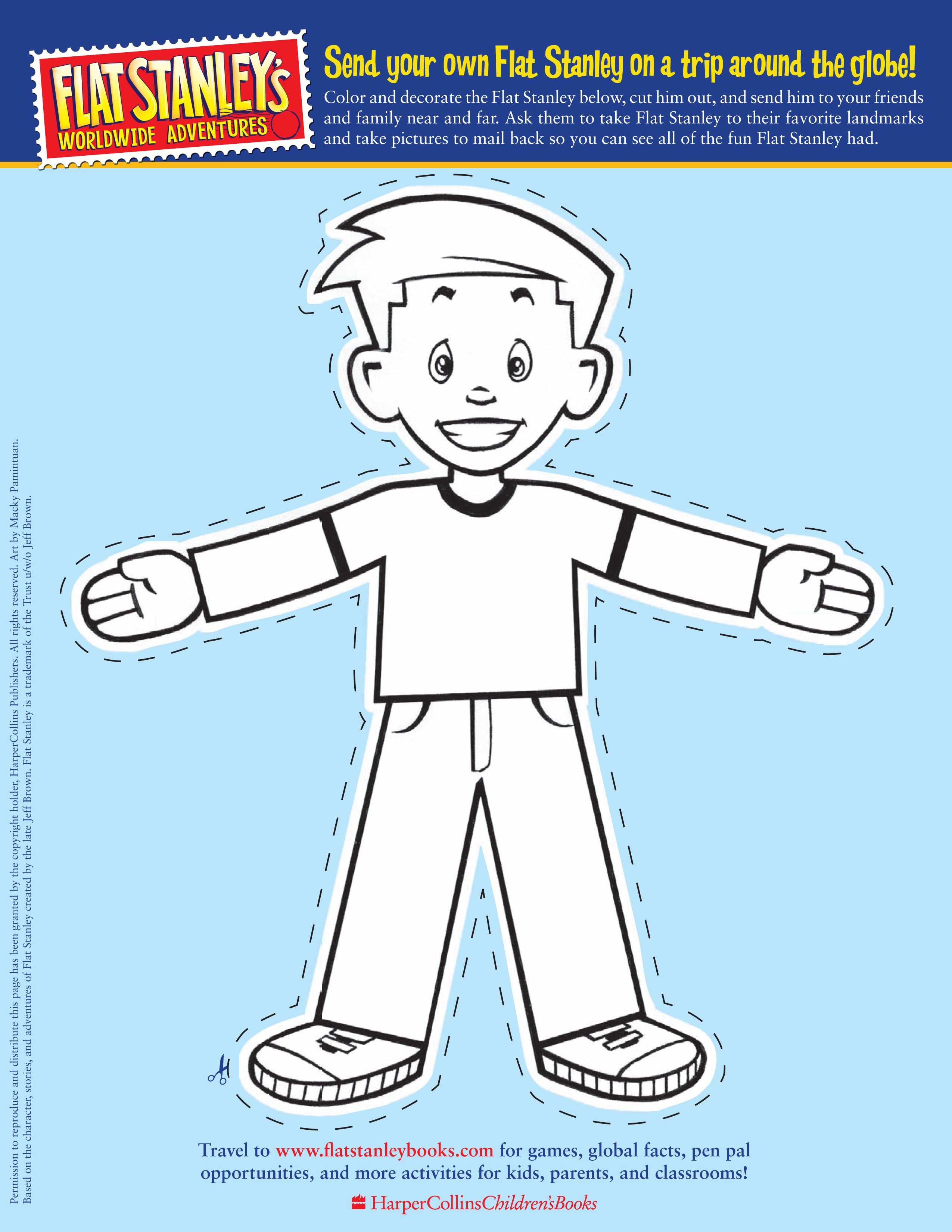 Flat Stanley Template Business Mentor