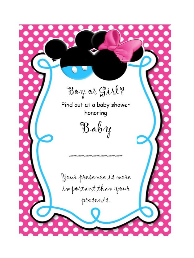 Free Gender Reveal Party Invitations Business Mentor