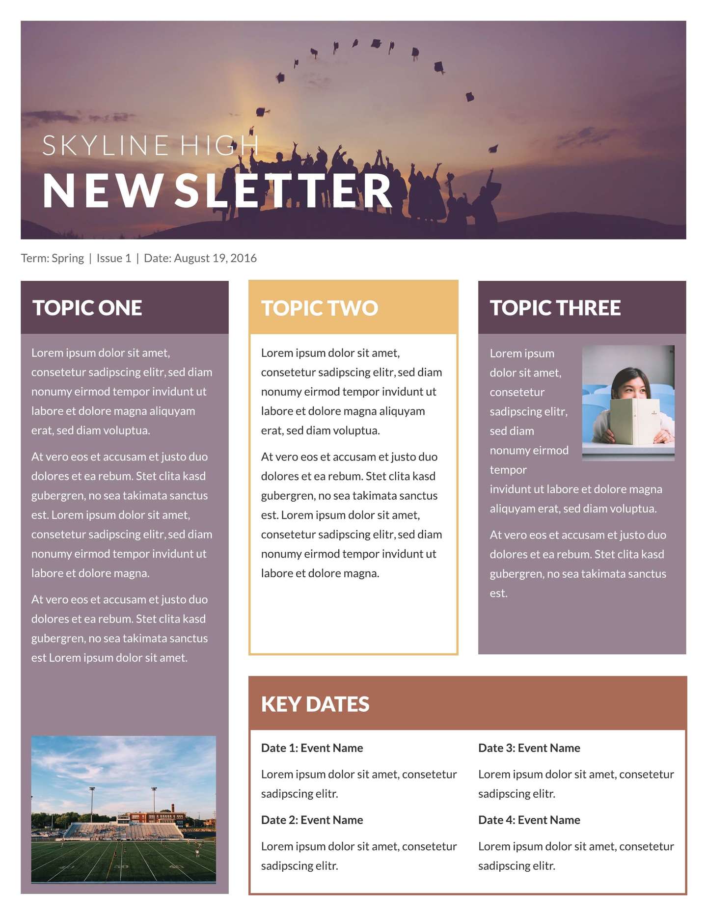 printable newsletter templates free   Into.anysearch.co
