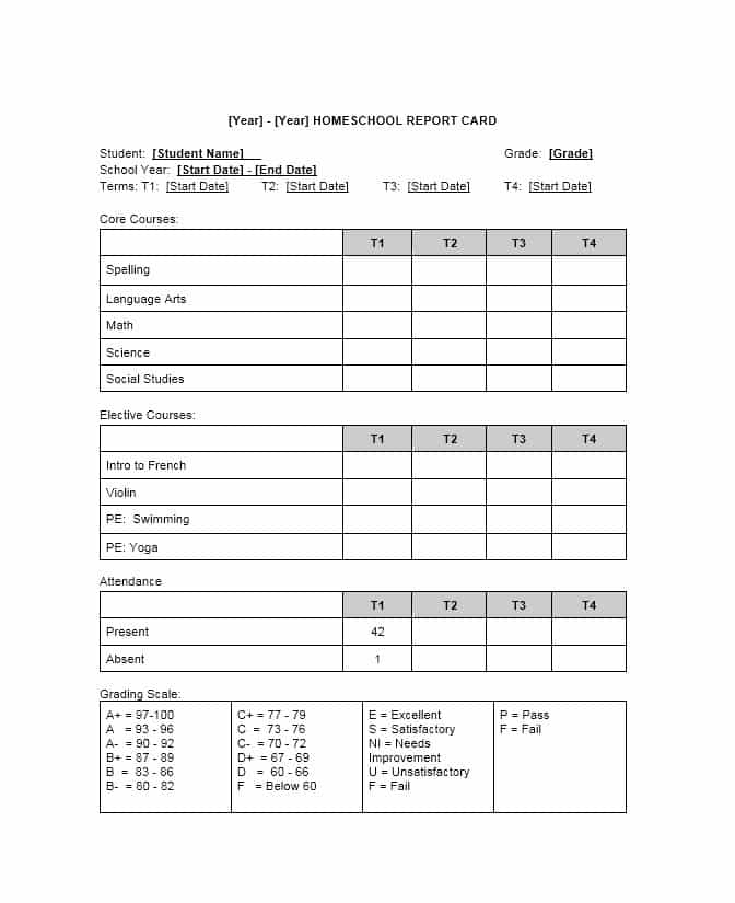 free report card template 30 real fake report card templates 