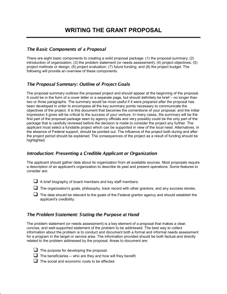 scientific grant proposal template grant writing template 8 free 