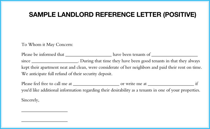 Simple Landlord Reference Letter Template | landlord | Pinterest 