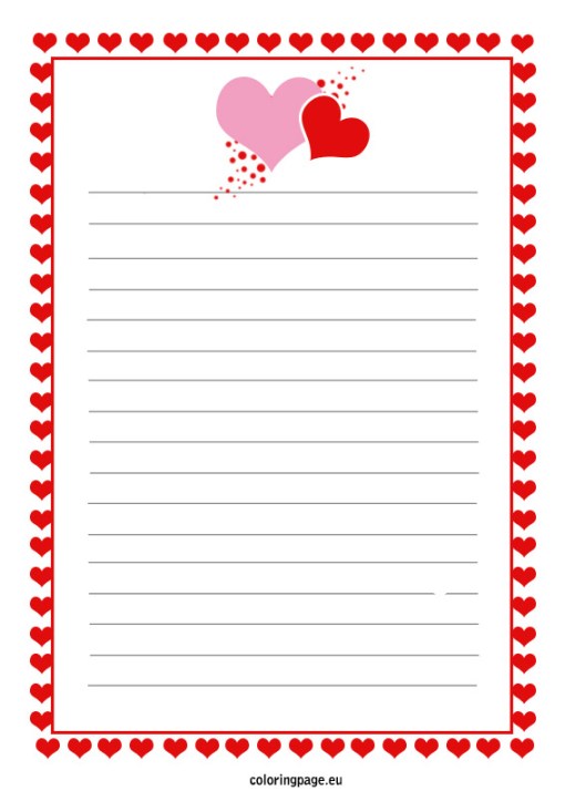 Love Letter Template | Crna Cover Letter
