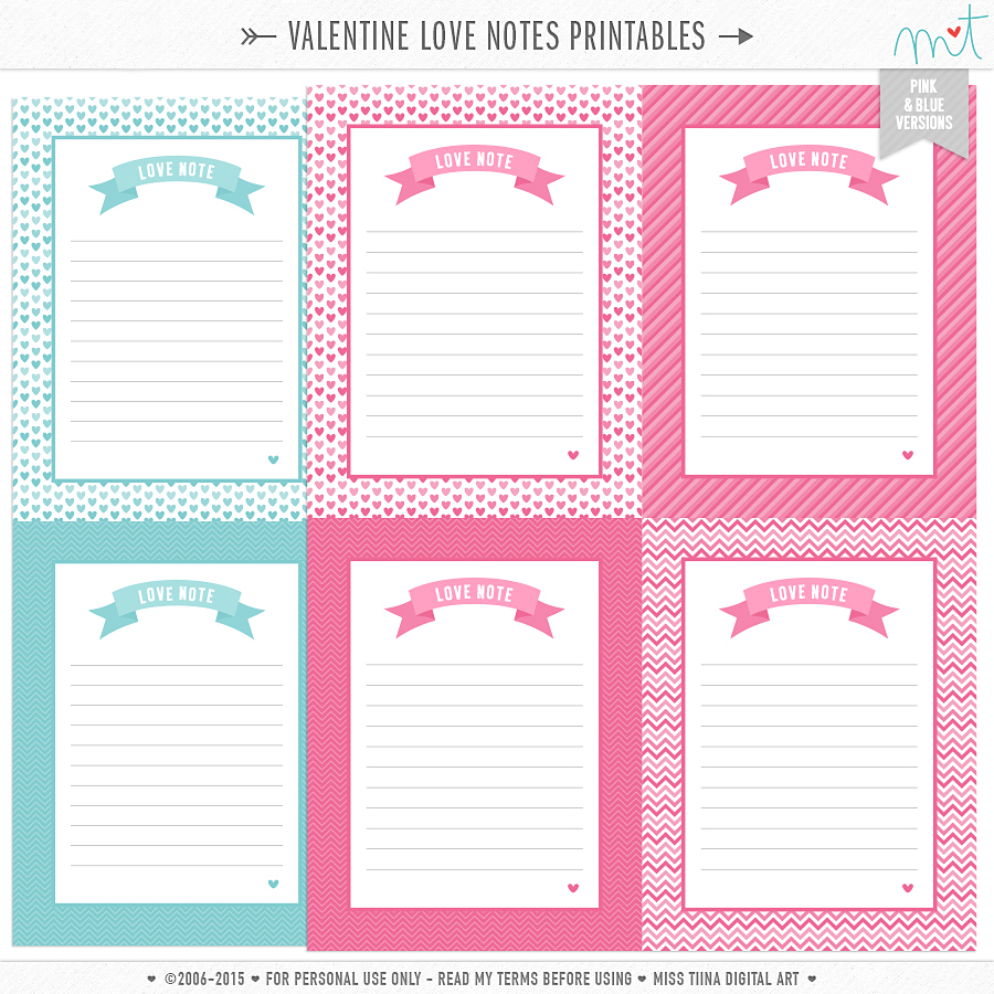 VALENTINE'S DAY LOVE NOTE FREE PRINTABLES | Best Friends For Frosting