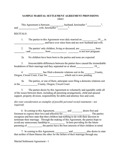marriage agreement template marriage contract template free 