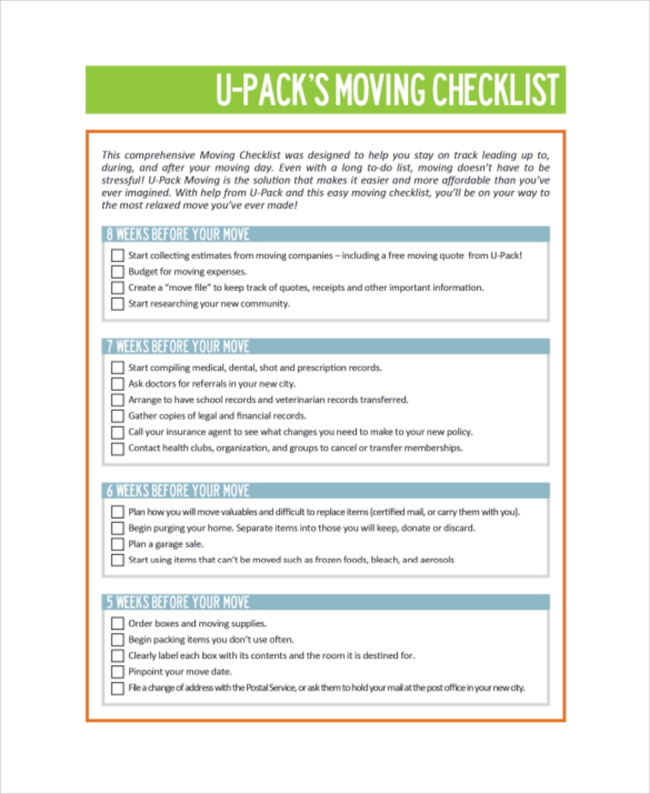 moving checklist pdf   Into.anysearch.co
