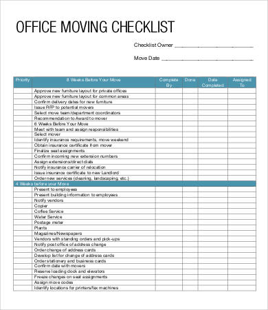relocation checklist excel   Into.anysearch.co
