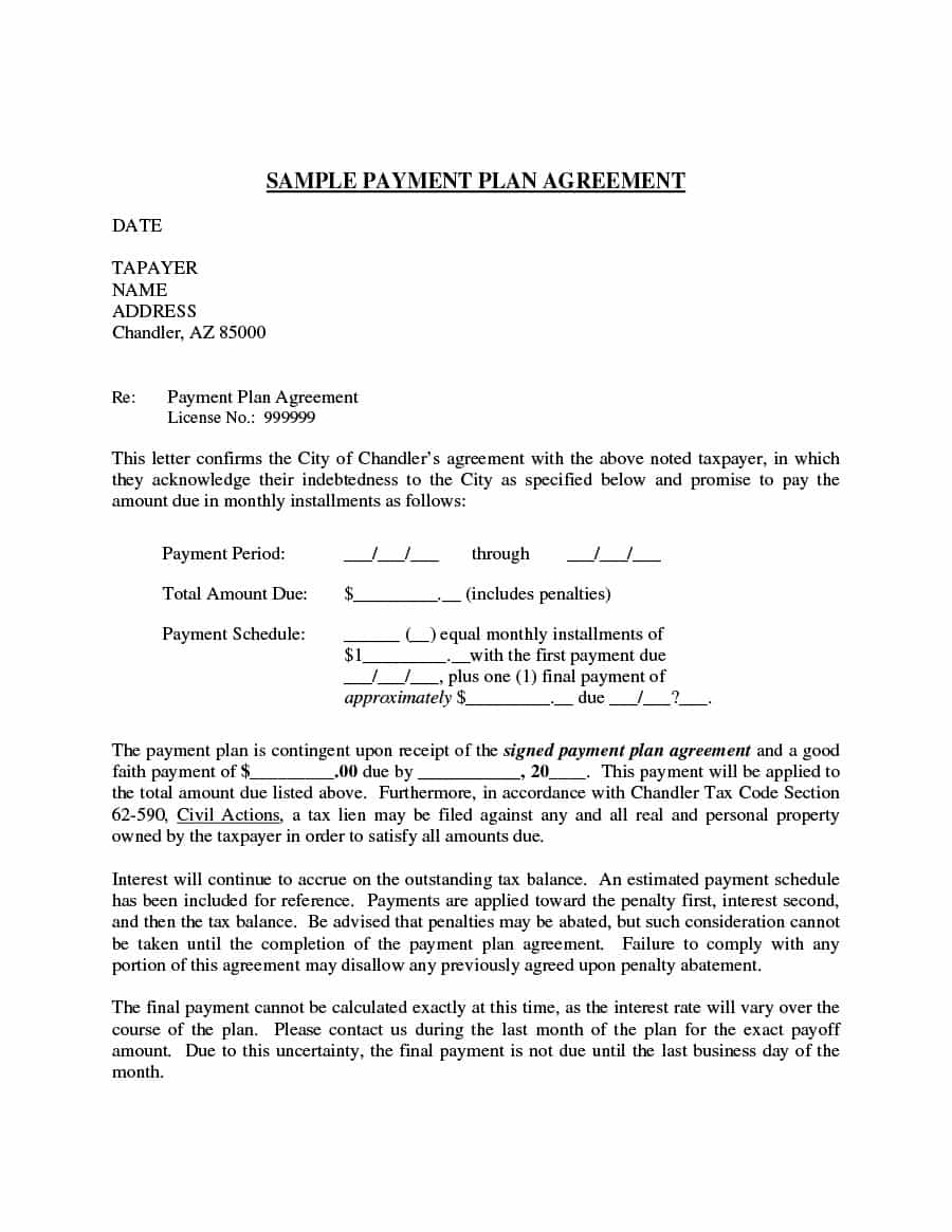 Payment Agreement   40 Templates & Contracts   Template Lab