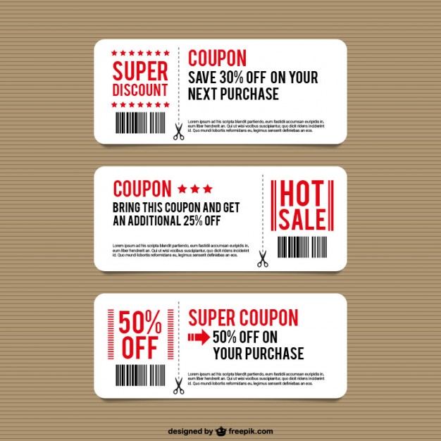 20+ Free Coupon and Gift Voucher Templates Vector Download