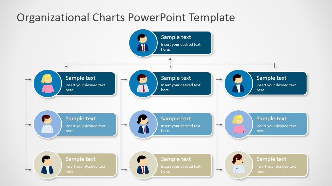 powerpoint organizational chart template   Ecza.solinf.co