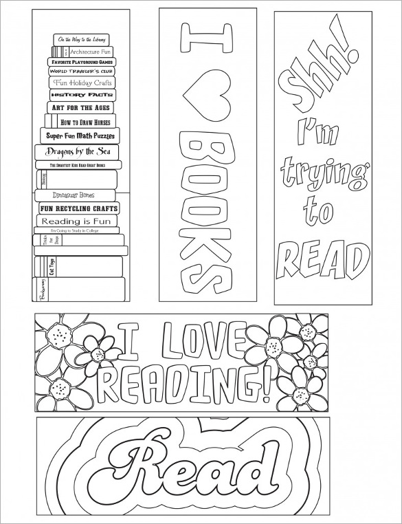free printable bookmarks templates bookmark template 13 download 