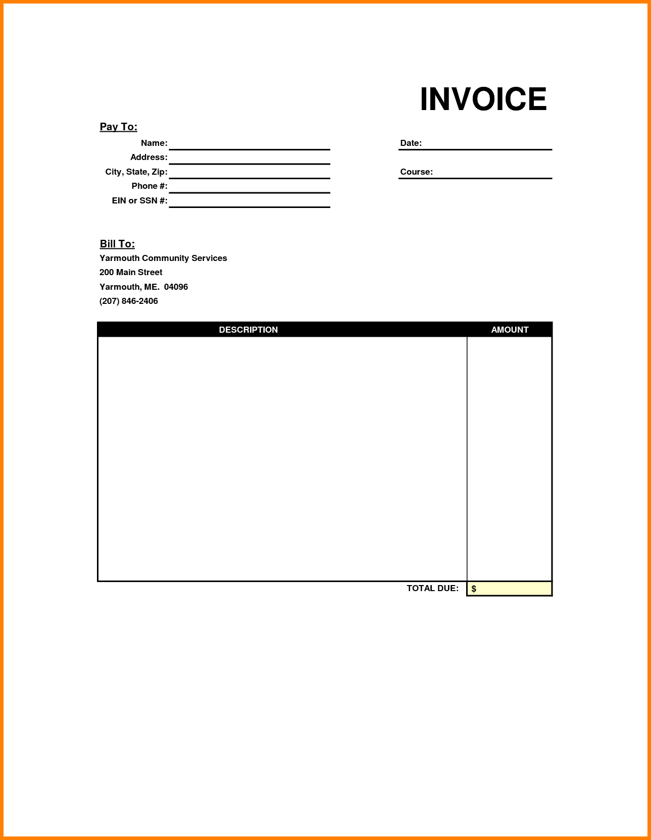 Printable Invoices Templates Budget Invoice Template Serjiom 