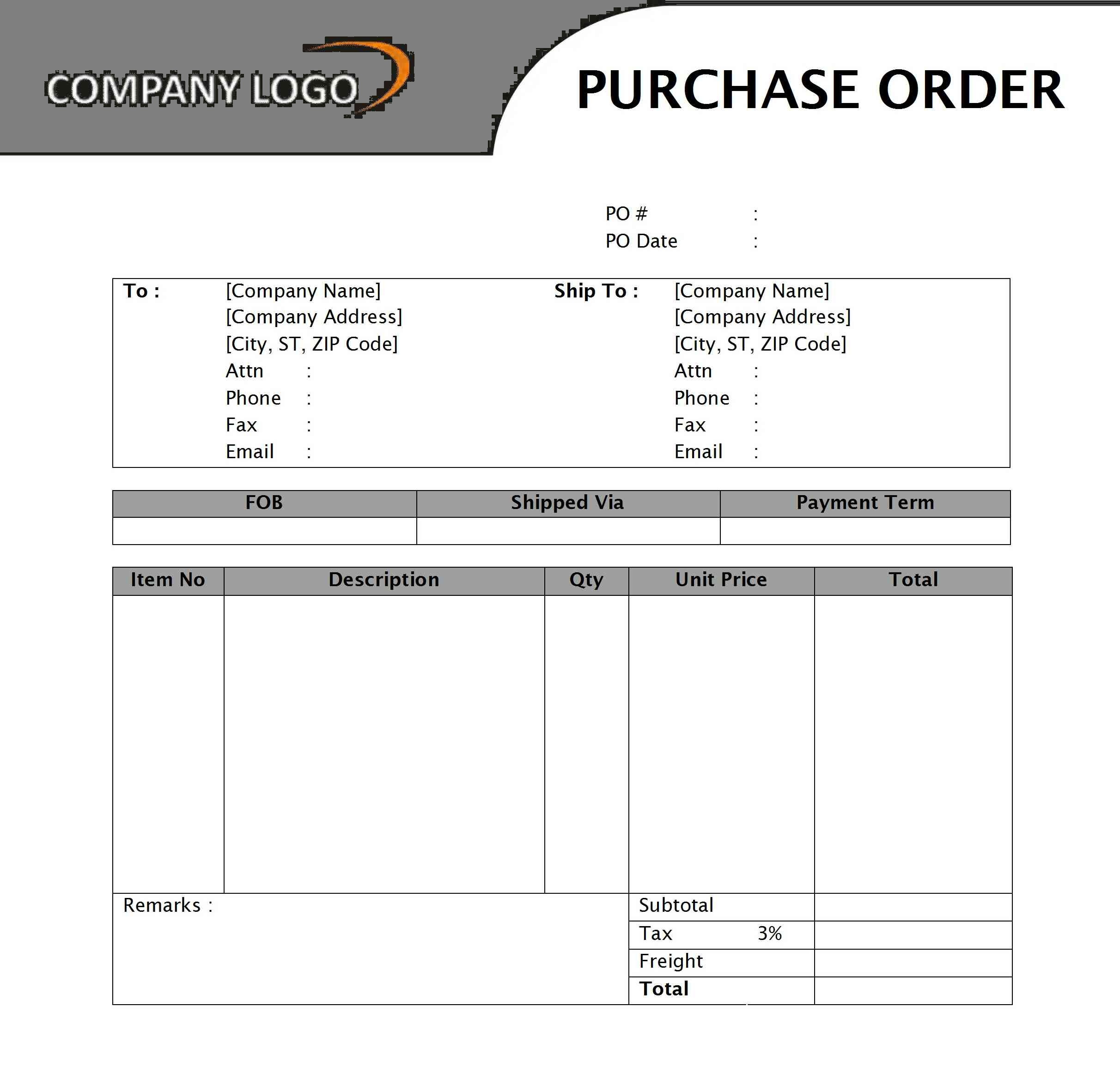 34+ Purchase Order Examples   PDF, DOC | Free & Premium Templates