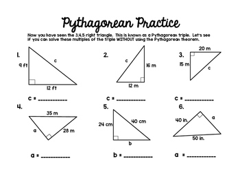Pythagorean Theorem Worksheets EduMonitor Worksheet Pdf 