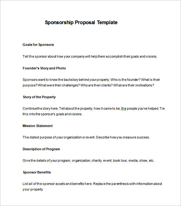sponsorship deck examples sponsorship deck examples sponsorship 