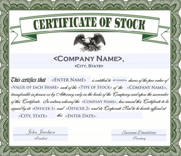 free stock certificate template download stock certificate form 