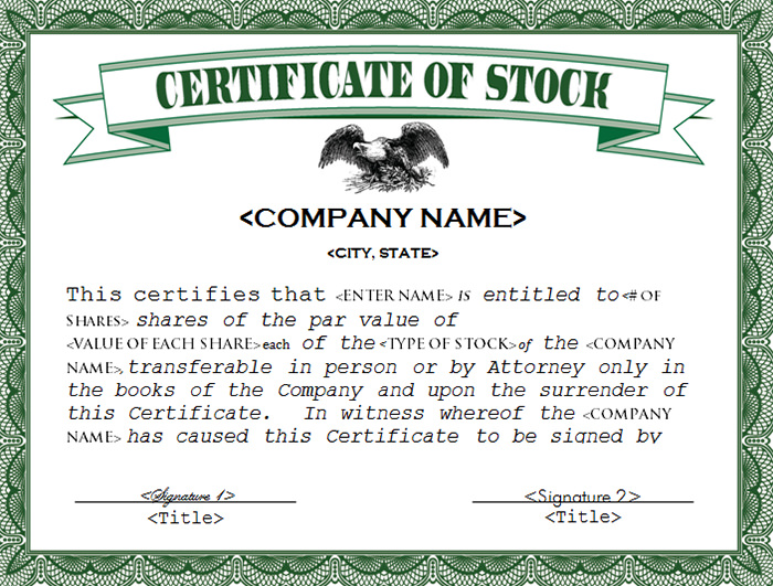stock certificate templates 21 stock certificate templates free 