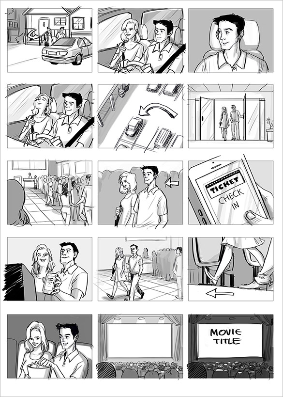 sample storyboard for commercial   Ecza.solinf.co