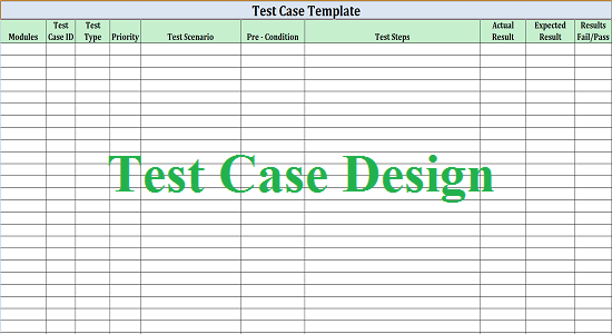 Software Test Design   WORK FOR QUALITY