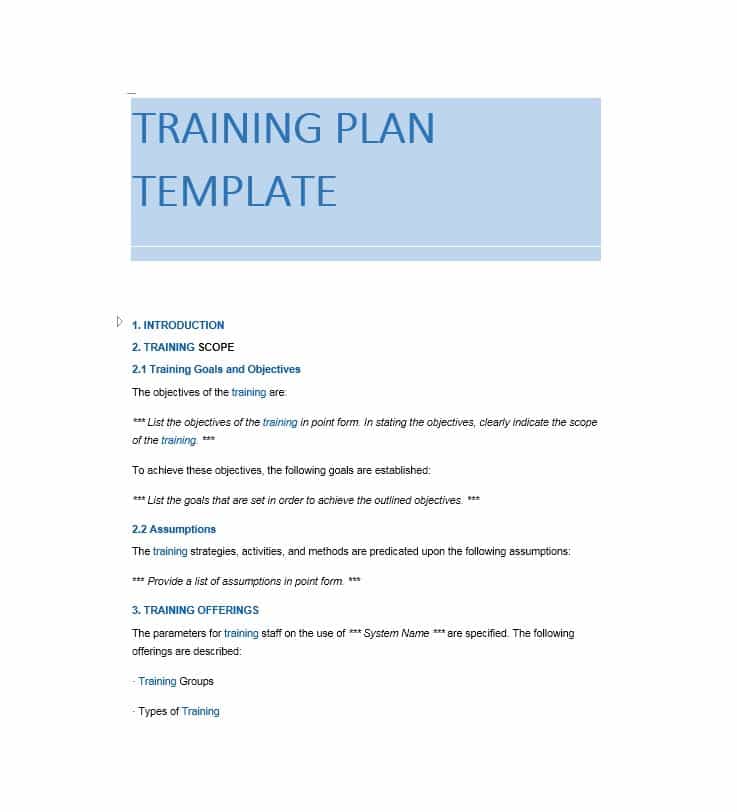 Training Manual   40+ Free Templates & Examples in MS Word