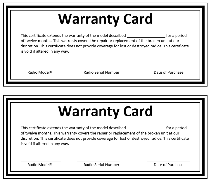 warranty certificate template warranty certificate template 