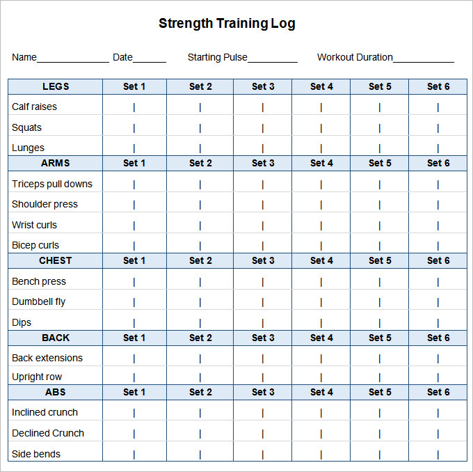 27+ Workout Schedule Templates   PDF, DOC | Free & Premium Templates
