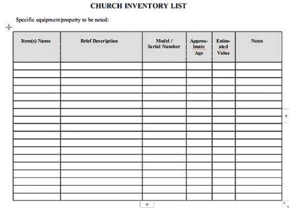 church-inventory-templates-business-mentor