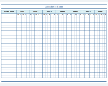 attendance sheet pdf   Dean.routechoice.co