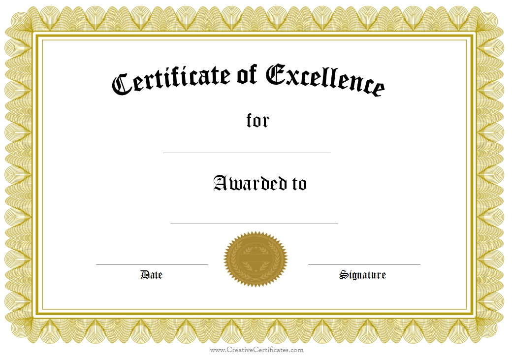 templates for award certificates powerpoint award certificate 