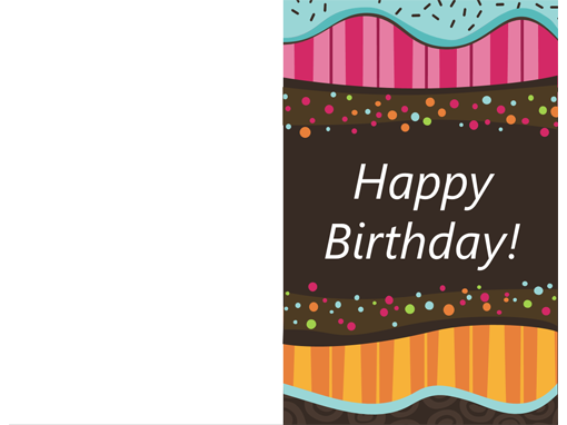 Happy Birthday Card Template with Happy Birthday Card Template 