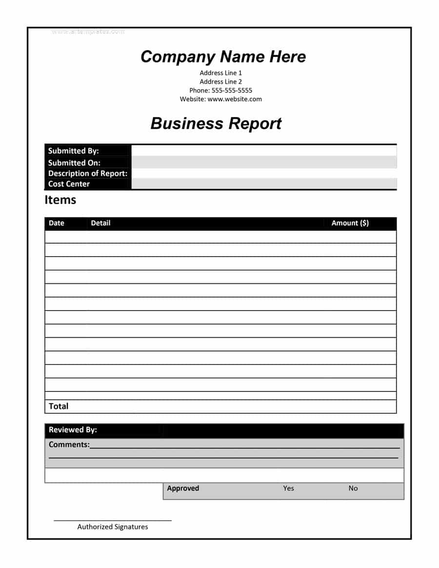 30+ Business Report Templates & Format Examples   Template Lab