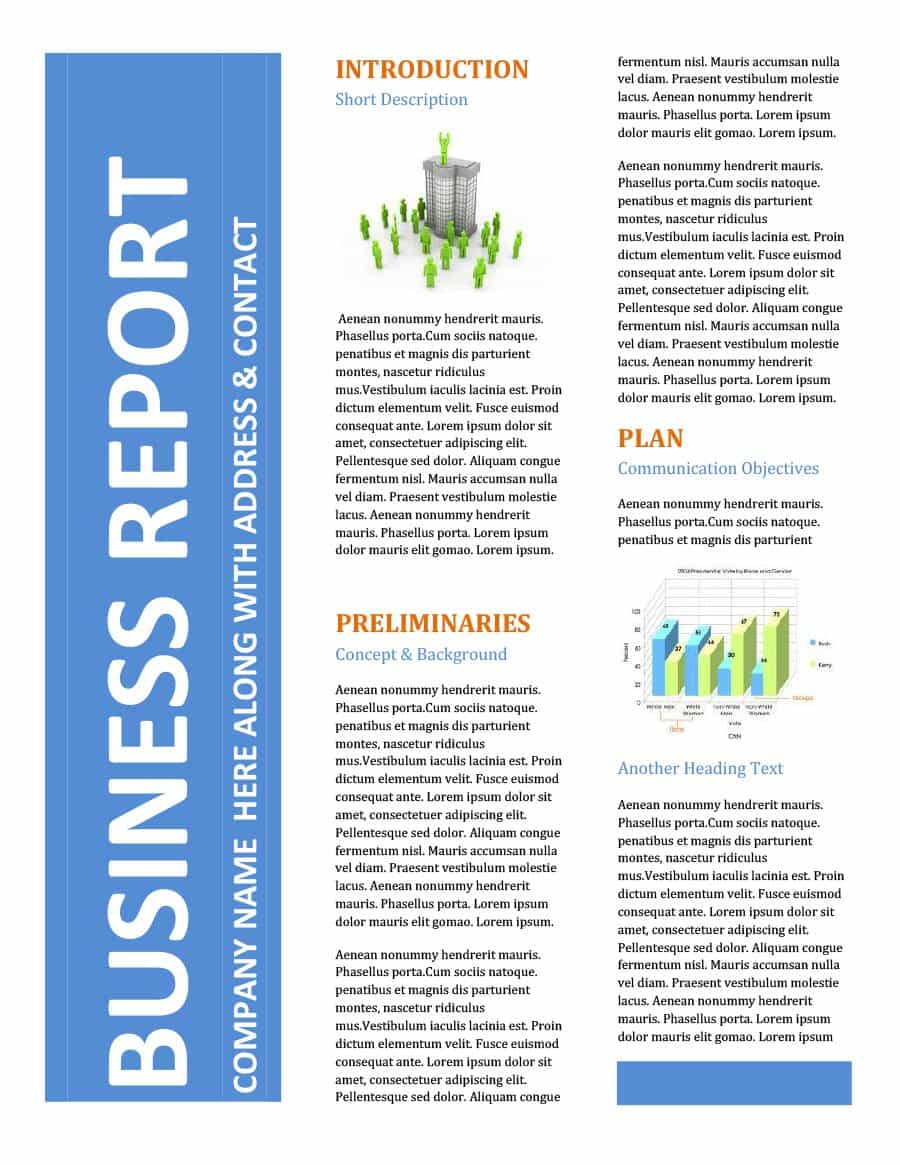 30+ Business Report Templates & Format Examples   Template Lab