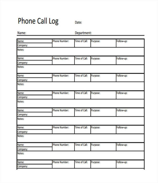 call log sheet   Dean.routechoice.co