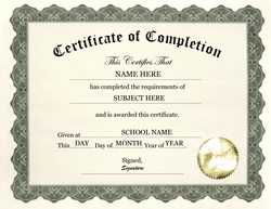 word certificate of completion template   Roho.4senses.co