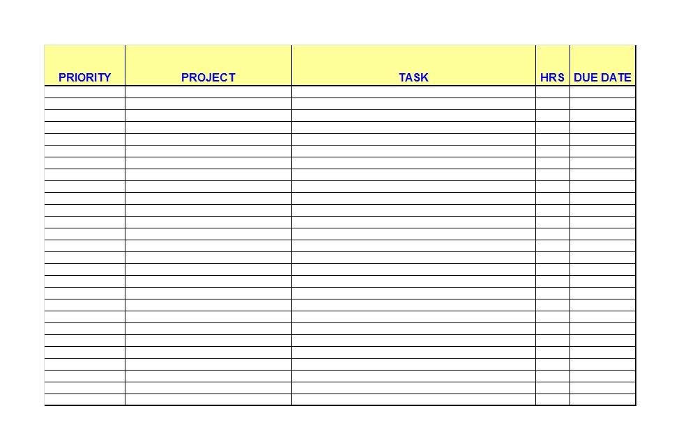 50+ Printable To Do List & Checklist Templates (Excel + Word)