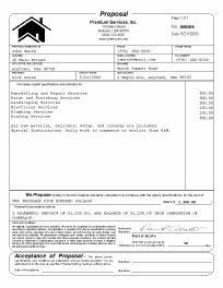 31 Construction Proposal Template & Construction Bid Forms