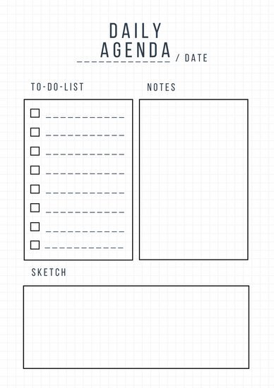 40+ Printable Daily Planner Templates (FREE)   Template Lab