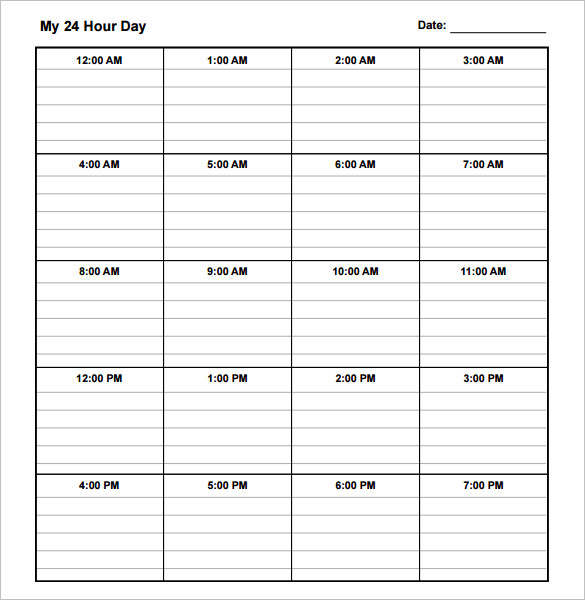 Daily Schedule Template   37+ Free Word, Excel, PDF Documents 