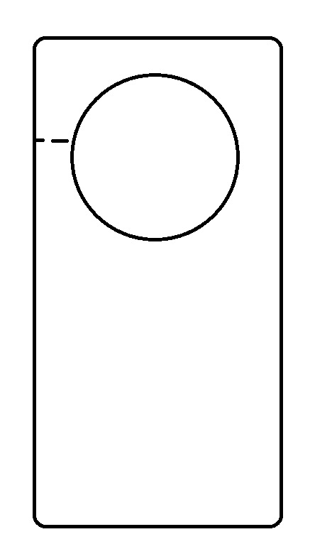 Doorknob Hanger Template Free Printable Door Knob Hanger Template 