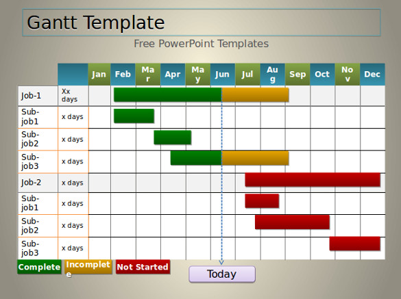 36 Free Gantt Chart Templates (Excel, PowerPoint, Word)   Template Lab