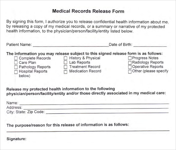 medical discharge form template   Roho.4senses.co