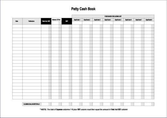 40 Petty Cash Log Templates & Forms [Excel, PDF, Word]   Template Lab