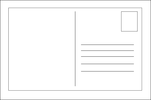 Free Blank Postcard Template For Word | New Business Template