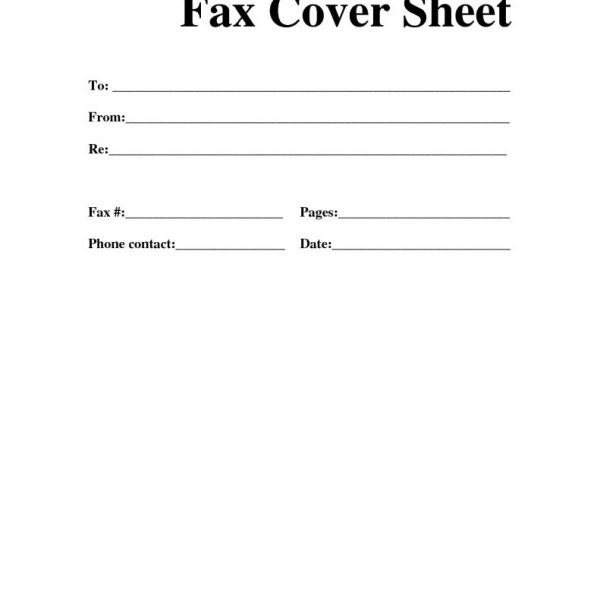 Printable Fax Cover Sheet | Business Mentor
