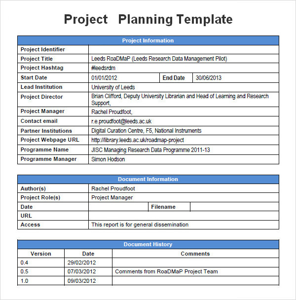 Sample Project Plan. Outsourcing Project Plan Template Service 