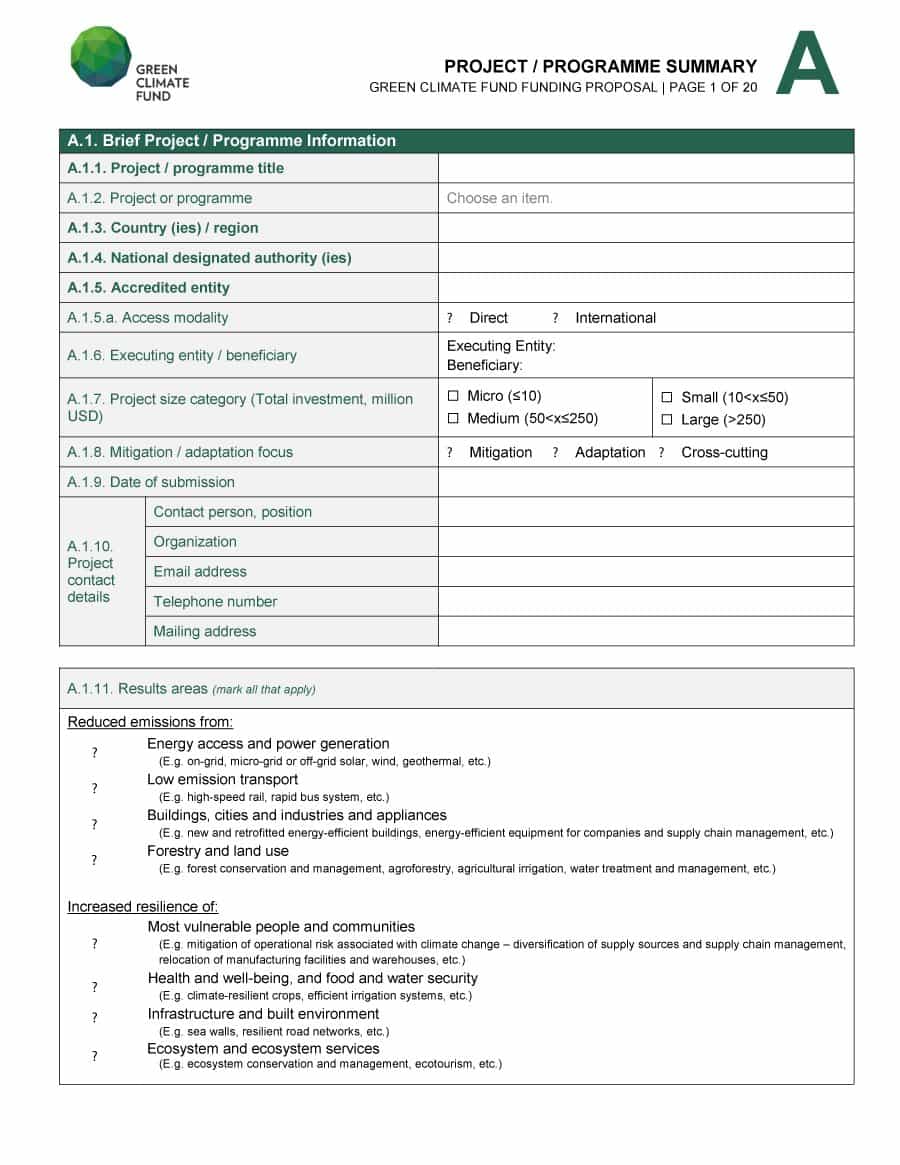 43 Professional Project Proposal Templates   Template Lab