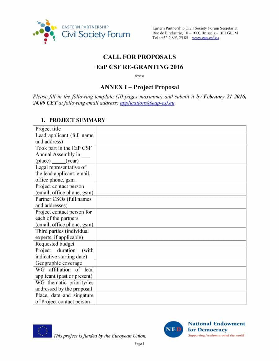 43 Professional Project Proposal Templates   Template Lab