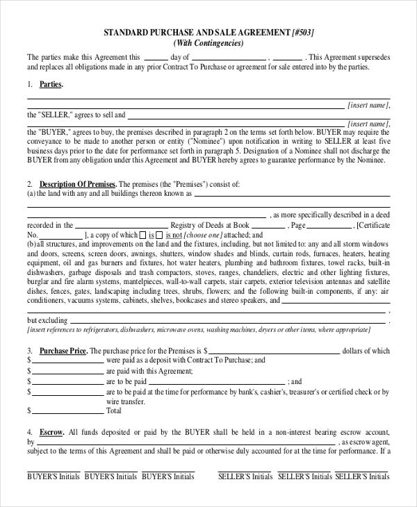 simple land purchase agreement template simple land purchase 