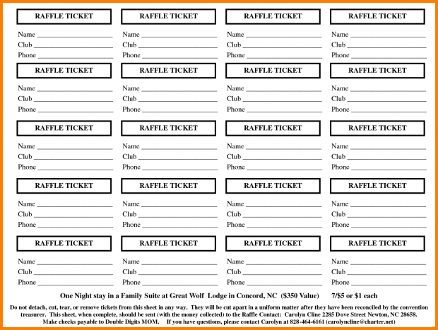 free printable raffle ticket template raffle tickets templates 